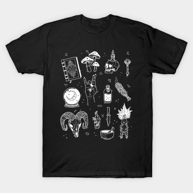 Witchy Things T-Shirt by Almasha